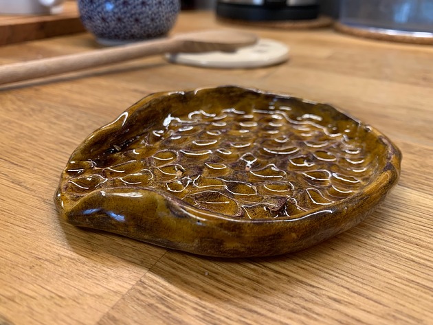 podkładki do kuchni Podstawka pod łyżkę kuchenną ręcznie robiona