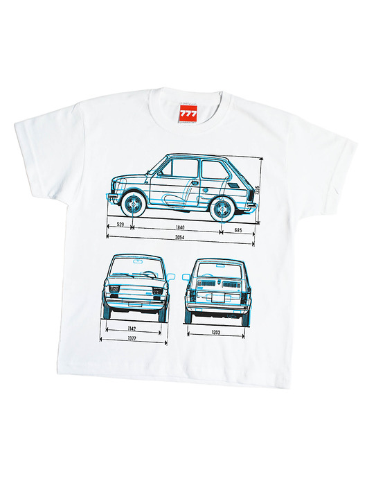 t-shirty dla dziewczynki dla dzieci FIAT 126 MALUCH  tshirt