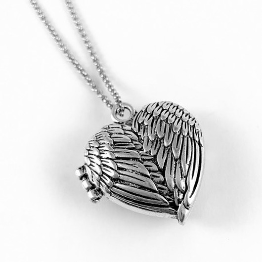 ANGEL HEART (Silver) - sekretnik - PUZDERKO DROBINY CZASU
