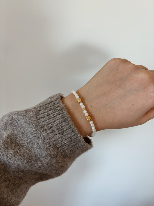 bransoletki z kamieni naturalnych Bransoletka  Kamień Księżycowy