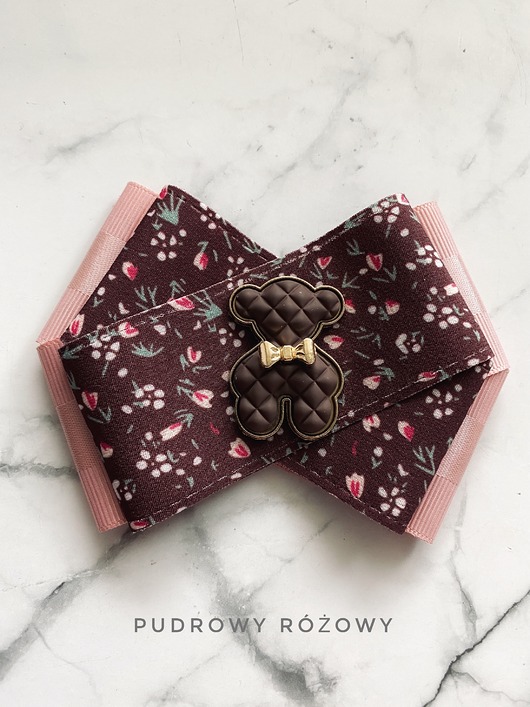 broszki Jesienna Brosza  z  czekoladowym MISIEM Nowość