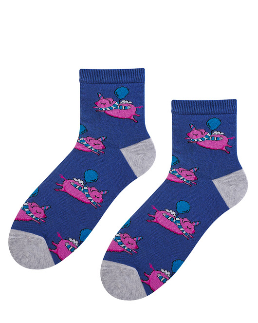 Skarpetki damskie Świnki Popsox