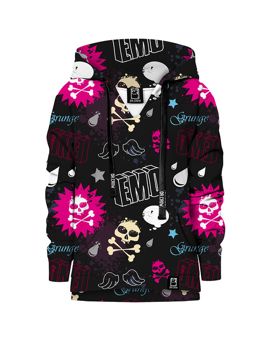 bluzy dla dziewczynki Bluza Dziewczynka DR.CROW Emo