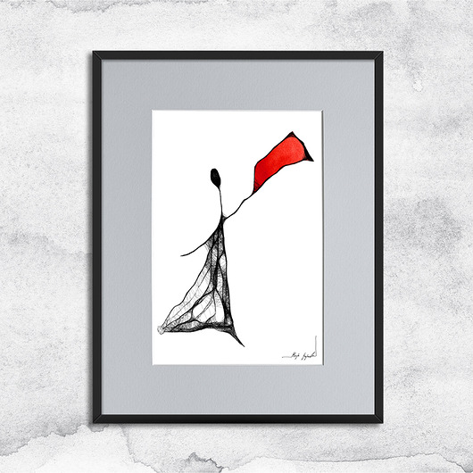 grafiki i ilustracje Grafika z ramą - Kobieta (99)