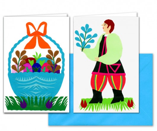 WIELKANOC_10 (Easter Cutout Cards)  na ludowo