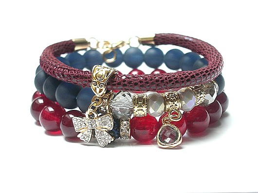 Burgund and navy blue vol. 9  /10.10.17/ set KiKa pracownia
