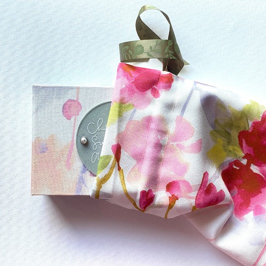 notatniki i albumy Akwarelowy albumik w woreczku - gotowy do wręczenia