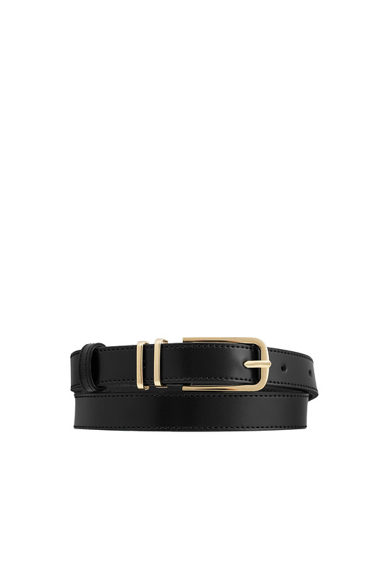 paski damskie Pasek skórzany Smart Look Black