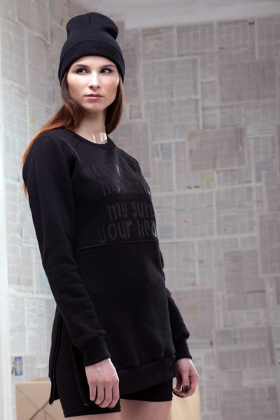 Czarna bawełniana bluza  drunklegends