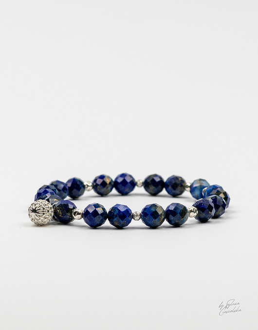bransoletki z kamieni naturalnych Unikatowa Bransoletka z Kamieni Naturalnych Lapis Lazuli