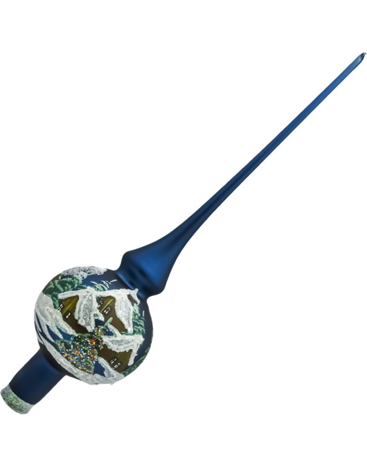 ozdoby choinkowe Czubek na choinkę: Zimowa Wioska