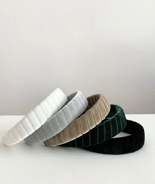 opaski do włosów Rogalikowa opaska Silver standard