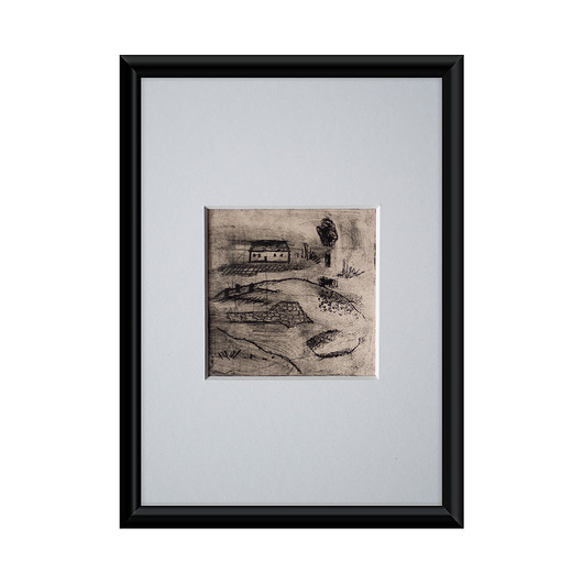 grafiki i ilustracje Oryginał - Grafika w oprawie passe-partout 13x18 cm
