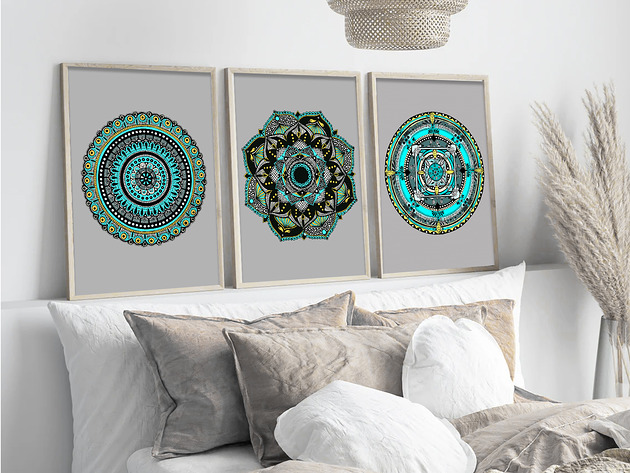 grafiki i ilustracje Zestaw 3 prac