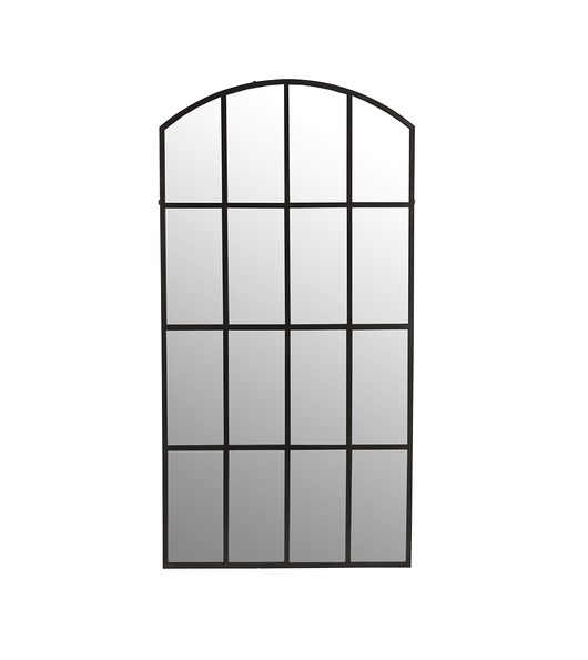 Lustro imitujące okno Arched, metal, 177 cm Home Design