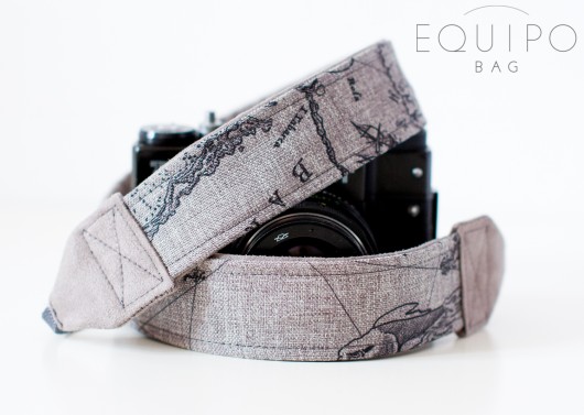 Camera Strap Journey Grey z haftem  equipo