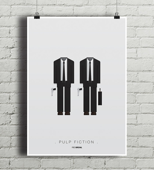 Pulp Fiction - plakat minimalmill