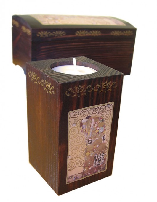 świecznik KLIMT W ORNAMENCIE ANIKA45