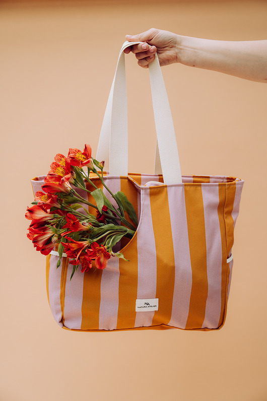 torby na ramię Torba Shoperka Apricot Sky