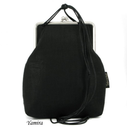 Torebka :: black linen :: yamira