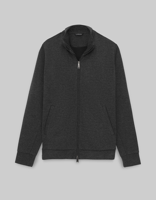 bluzy męskie Bluza dresowa bisenti szara
