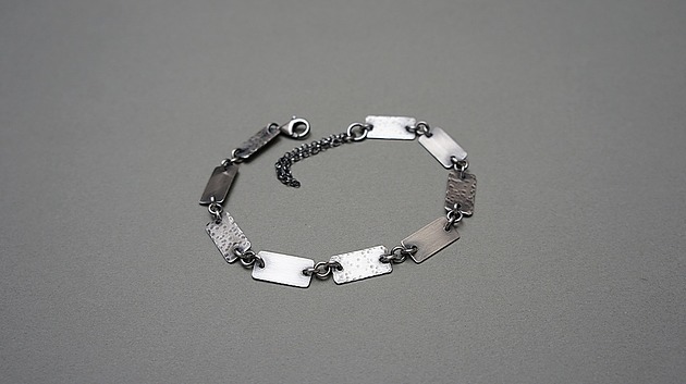 bransoletki wire wrapping Wężowa skórka vol. 7 - bransoletka