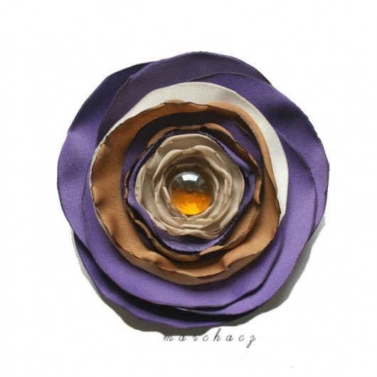 Violet latte Manufaktura broszki