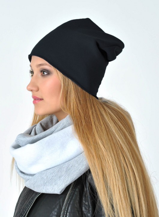 Czarna czapka beanie marvellous