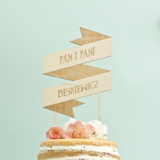 Cake topper, napis na tort personalizowany methodshop