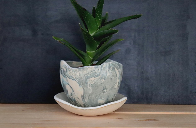 doniczki Doniczka ceramiczna