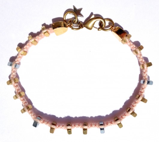 light pink Hbrancelets