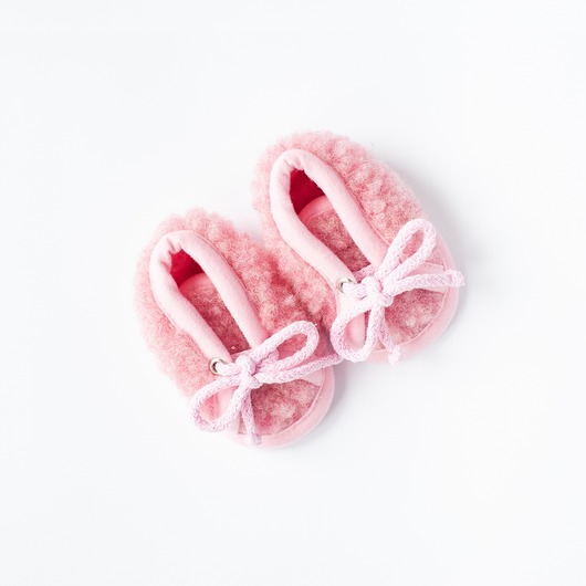 buty dziecięce Buciki wełniane różowe