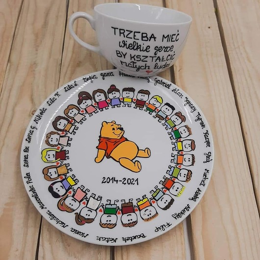 filiżanki Filiżanka dla Nauczyciela z imionami dzieci