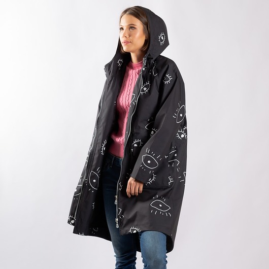 kurtki damskie Kurtka parka -OKO black