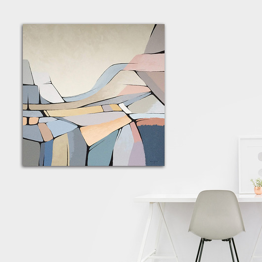 Obraz 100 x 100 cm, farby akrylowe na płótnie Beata Jarecka