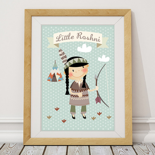 Plakat Little Rahim. Duży plakat 50x70cm. Sprinkles
