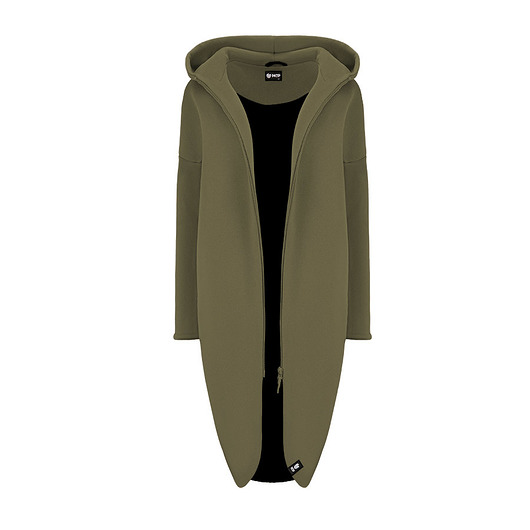 bluza z kapturem damska Płaszczobluza No.2 Militarna Zieleń - Rozmiar: