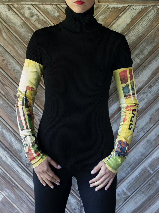 rękawiczki damskie Jedwabne rękawki ES