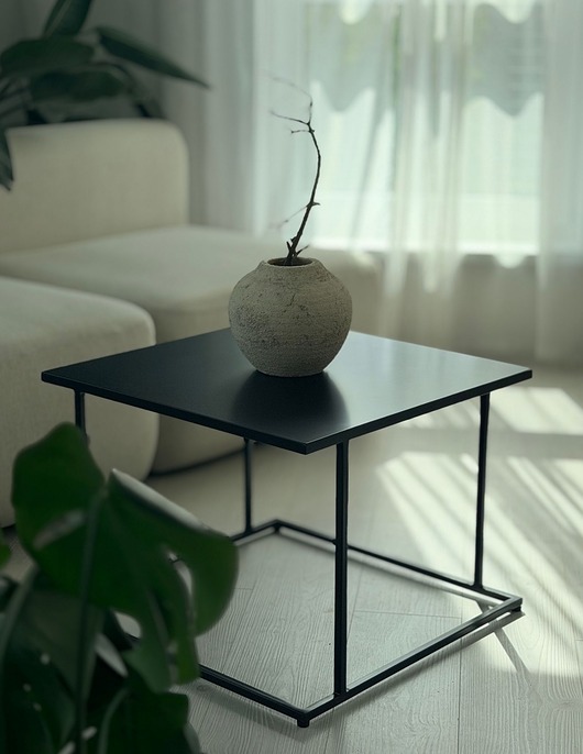 stoliki kawowe MADELINE Stolik Kawowy Loft 60x60x45 cm outlet