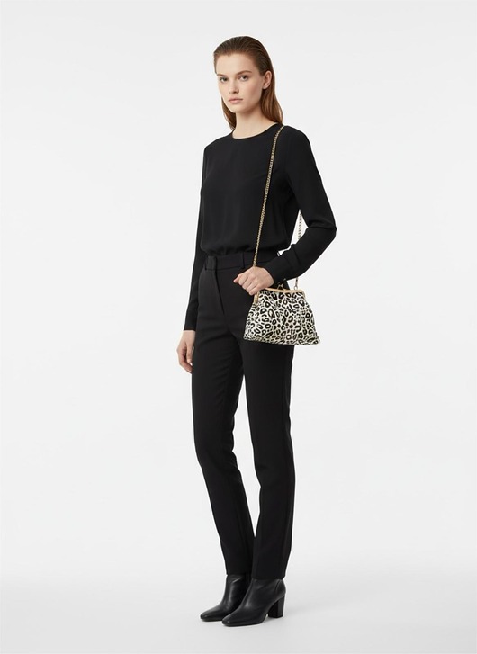 torebki mini Torebka panterka na łańcuszku