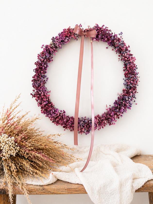 wianki Wianek z gipsówki stabilizowanej