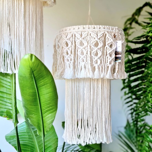 lampy wiszące Abażur makrama Harmony