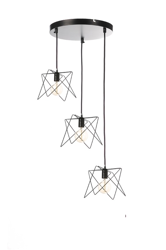 LAMPA WISZĄCA MOLDE 3PŁ - 2 KOLORY SkyLighting