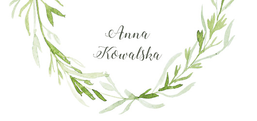 Winietki - wieniec laurowy Maly Wielki Design