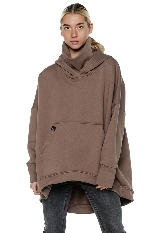 bluza z kapturem damska Bluza damska marki UNDERWORLD z kominem