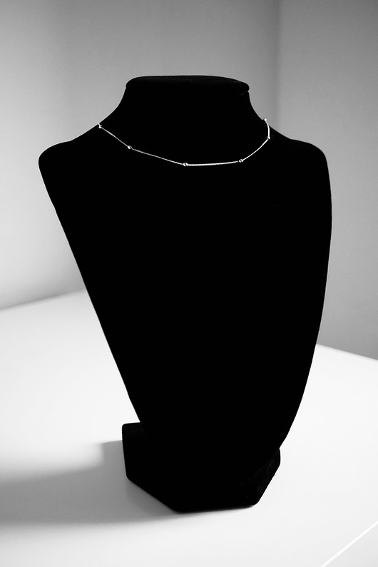 Delikatny choker z kuleczkami srebro 925 VENA Jewellery