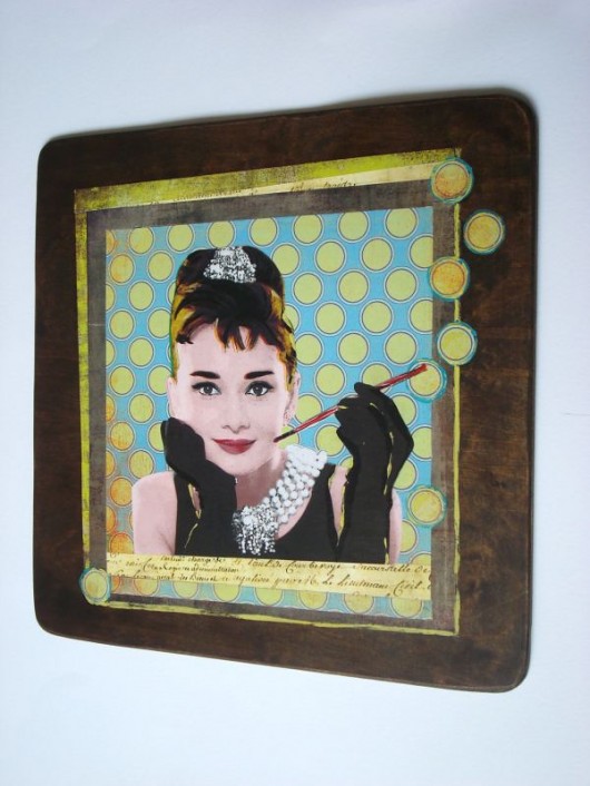 Hepburn POP collage misha szura