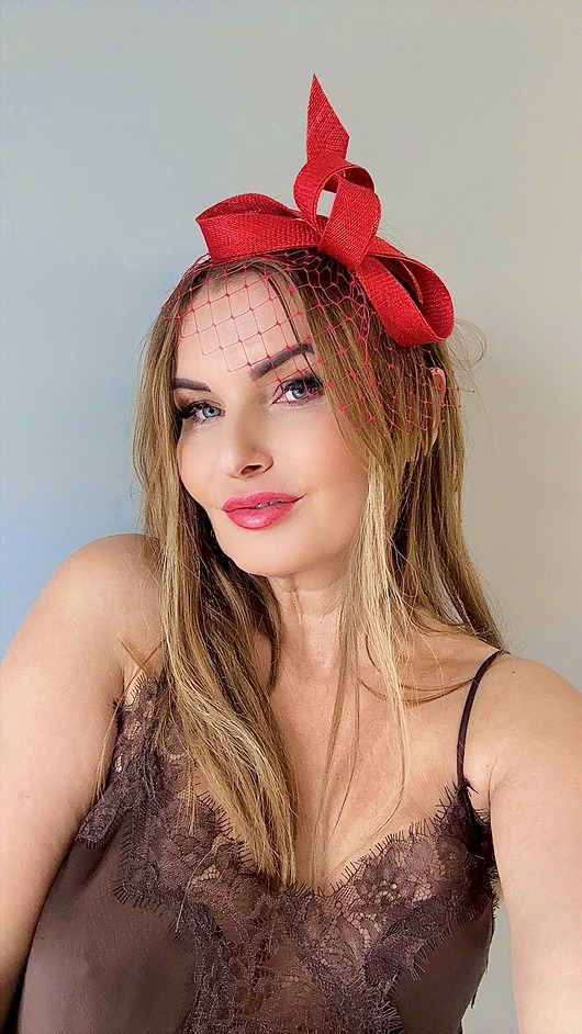 fascynatory Fascynator  PETRA CZERWONY / inne kolory