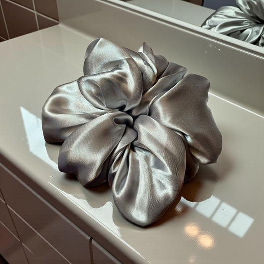 gumki do włosów Scrunchie X XL .Satynowa gumka
