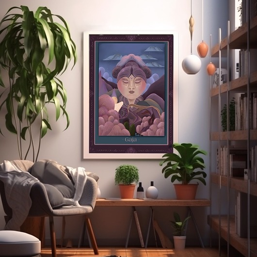 grafiki i ilustracje Gaja /Matka natura /Ilustracja /Dekoracja na ścianę